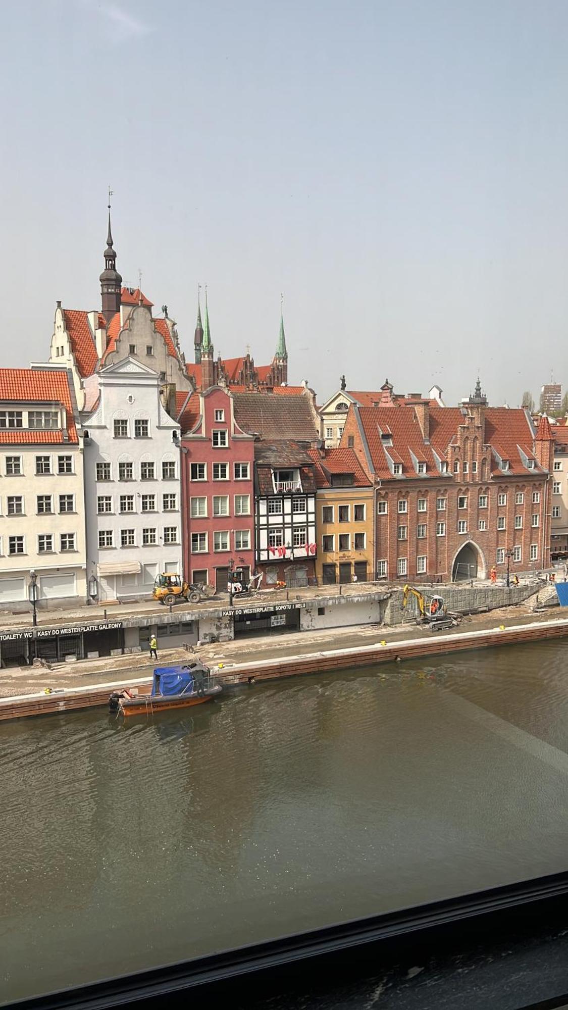 Apartament Chmielna Z Widokiem Na Rzeke Gdańsk Zewnętrze zdjęcie